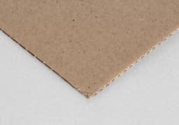 336g cartón micro canal kraft marrón