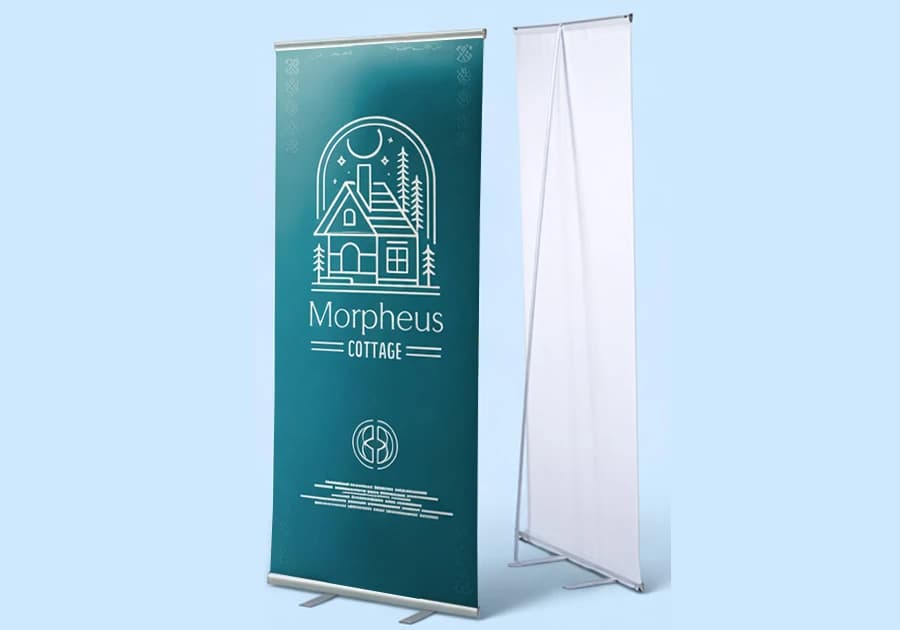 Univers - Affichage publicitaire - L banner et X banner