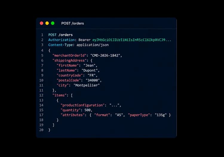 Les endpoints de l'API