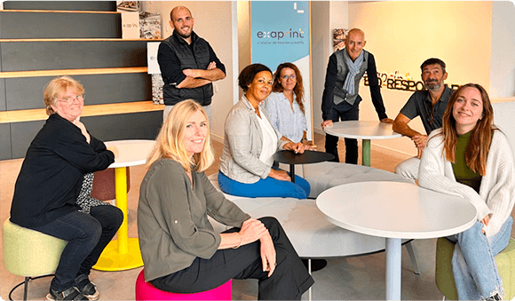 Equipe Sur mesure chez Exaprint